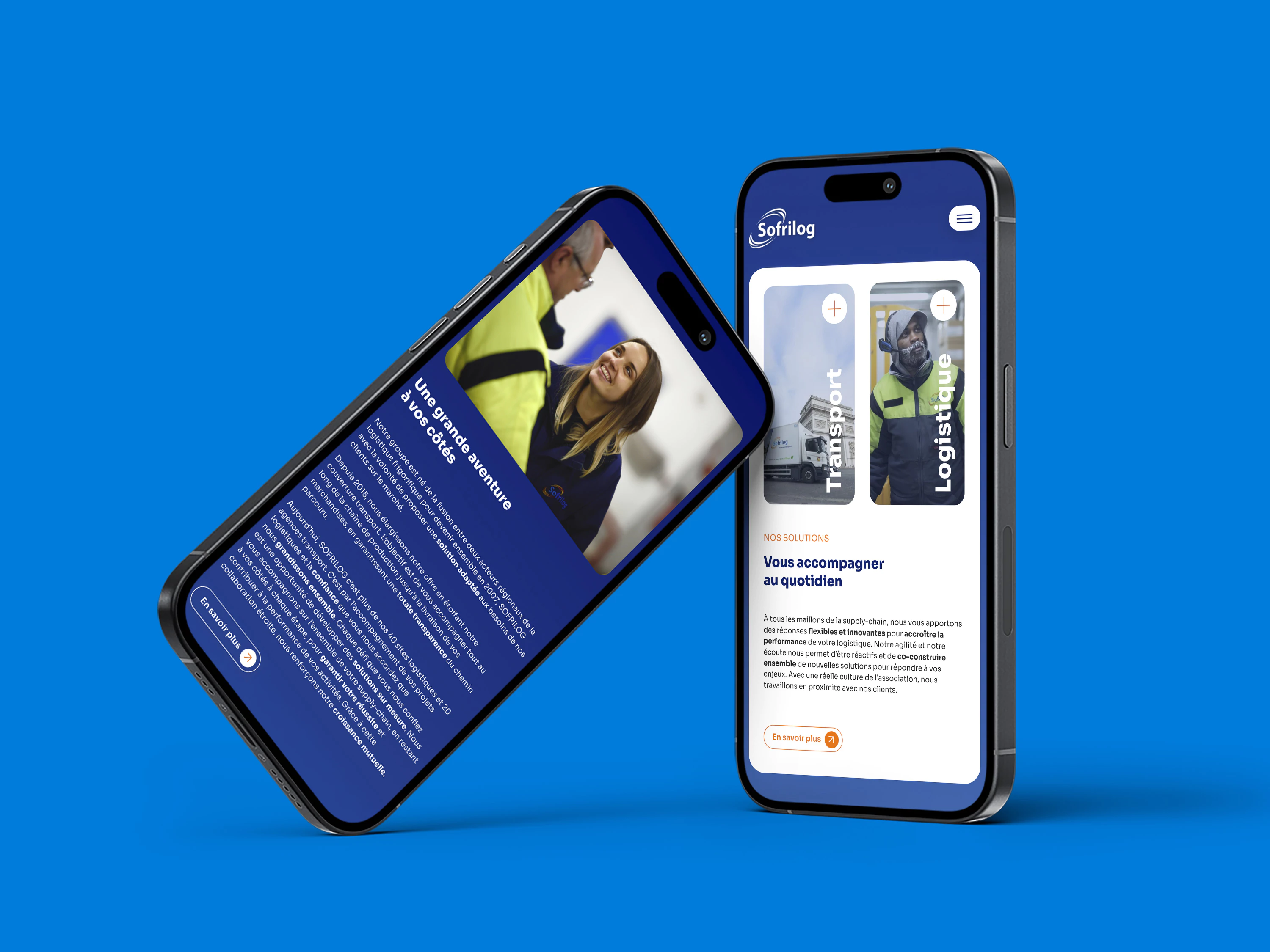 Mockup responsive design Sofrilog