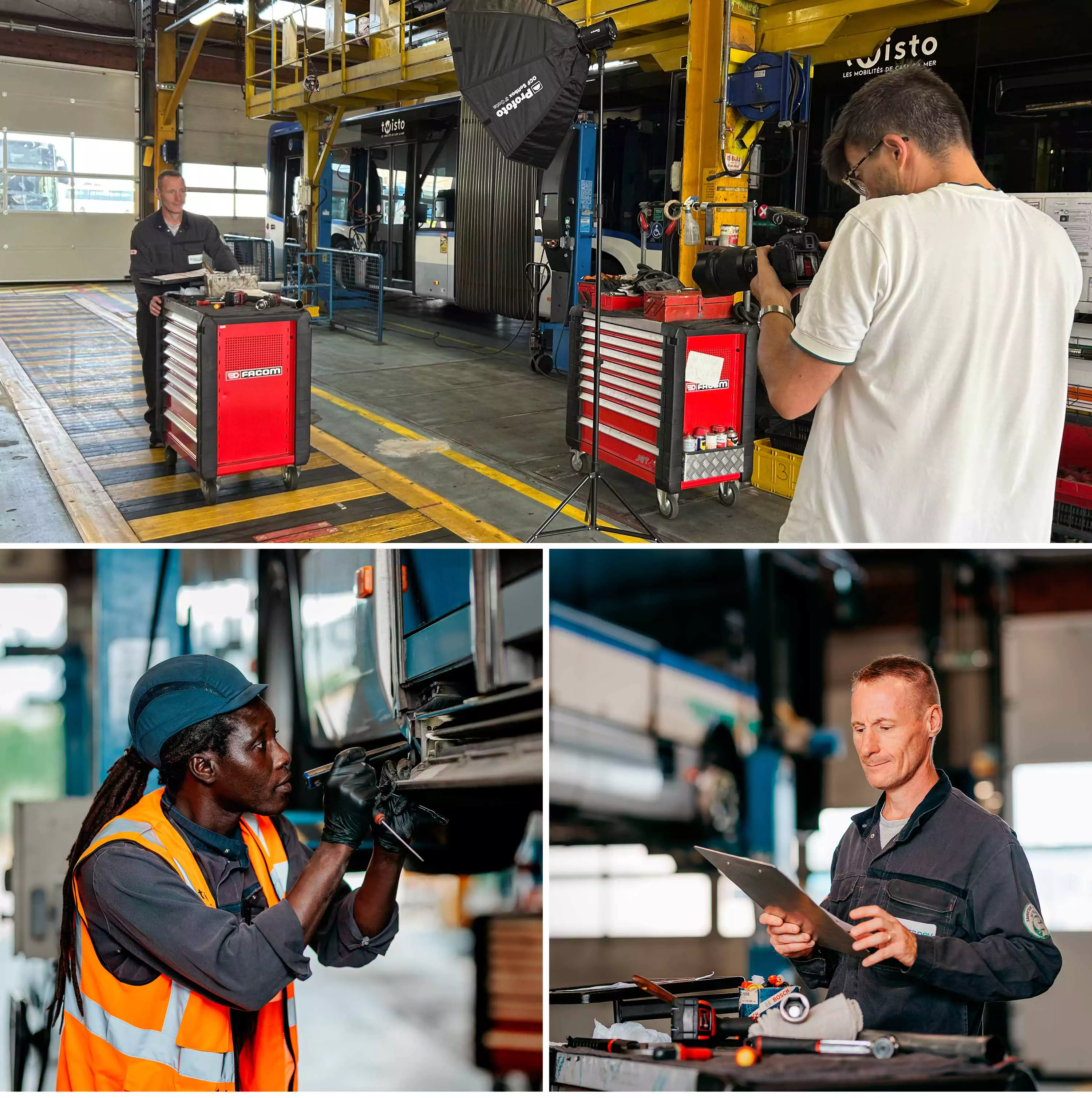 Shooting campagne de recrutement Twisto