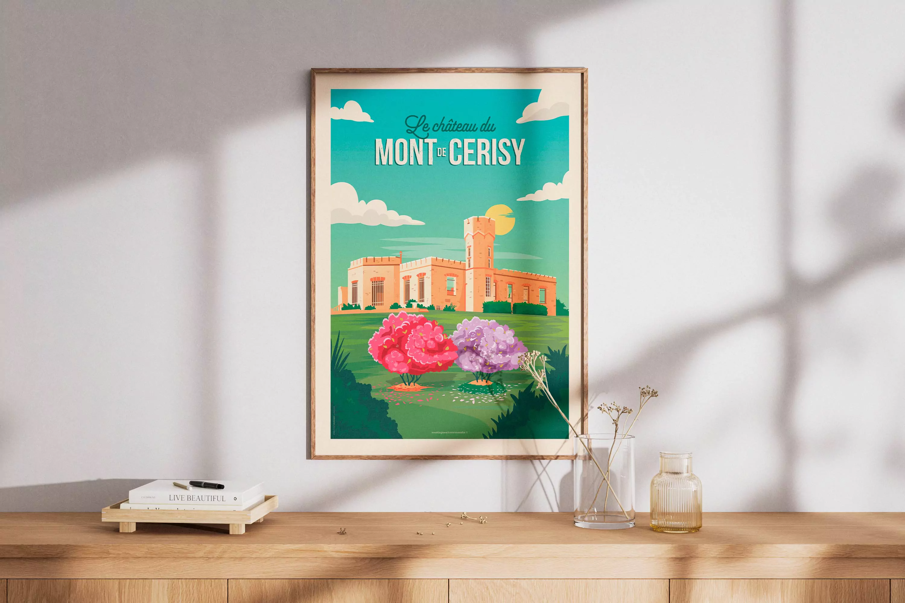 Mock-up illustration du Château du Mont de Cerisy