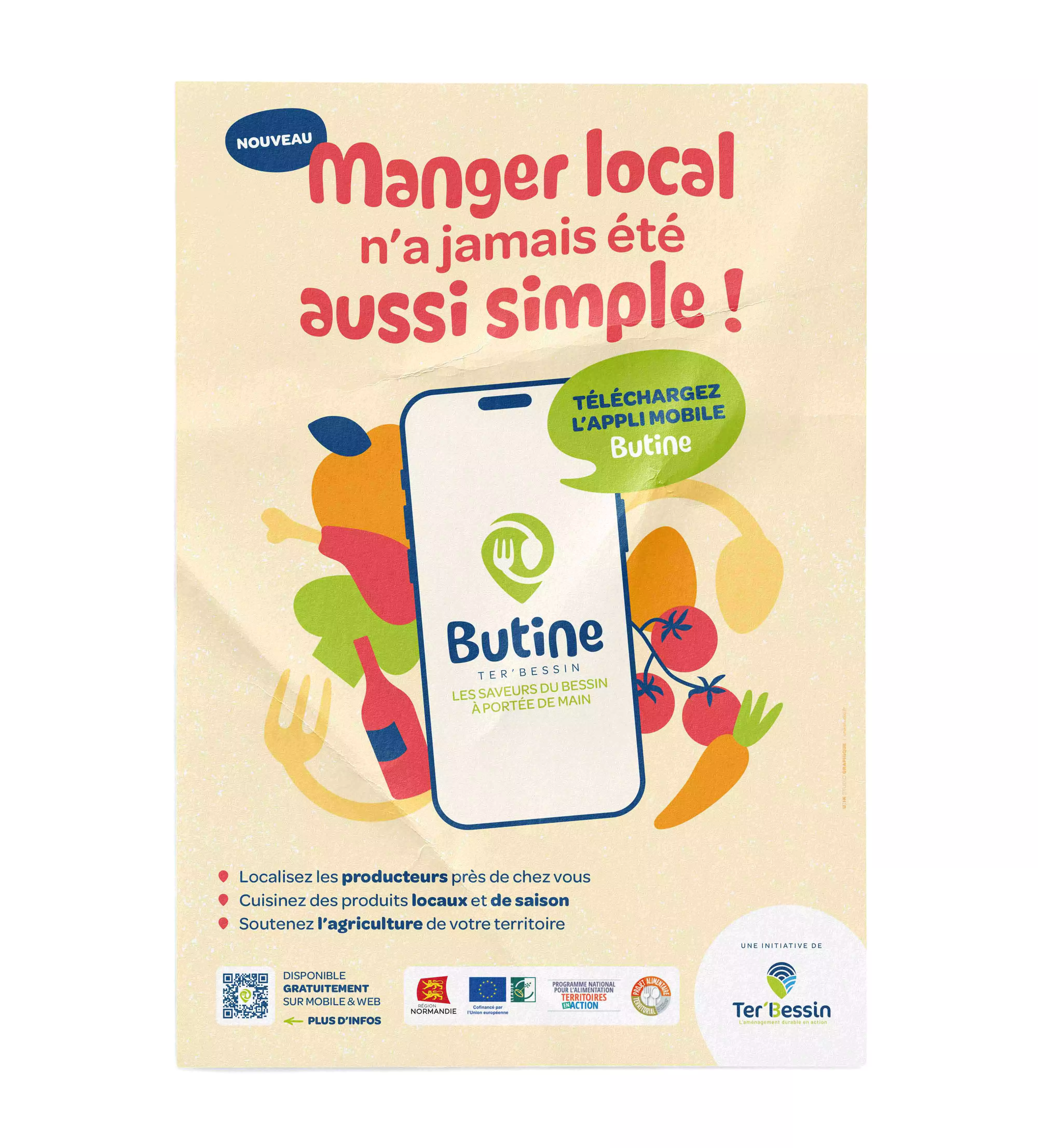 Mock-up master visuel Butine Ter'Bessin
