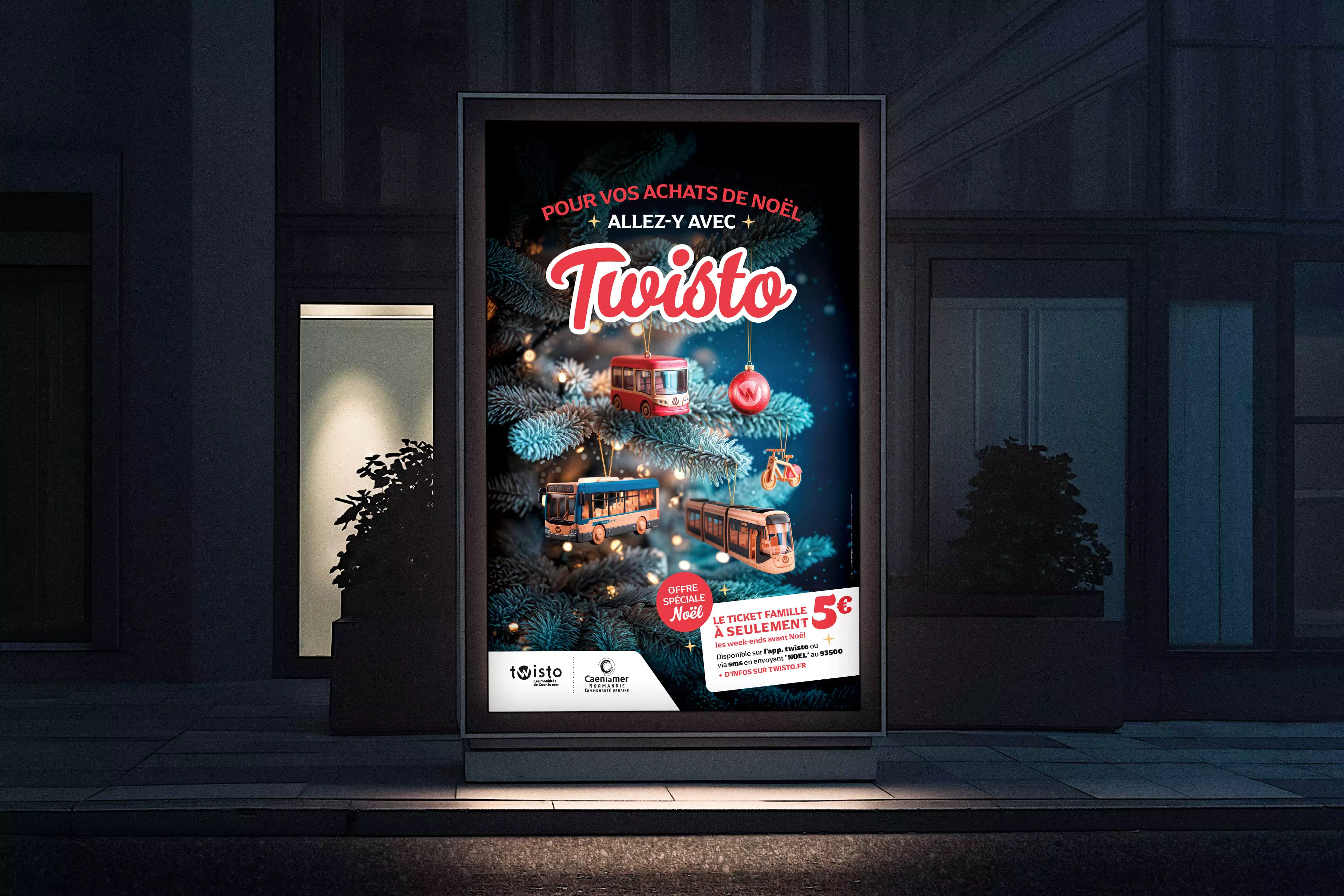 Mock-up du master visuel de la campagne