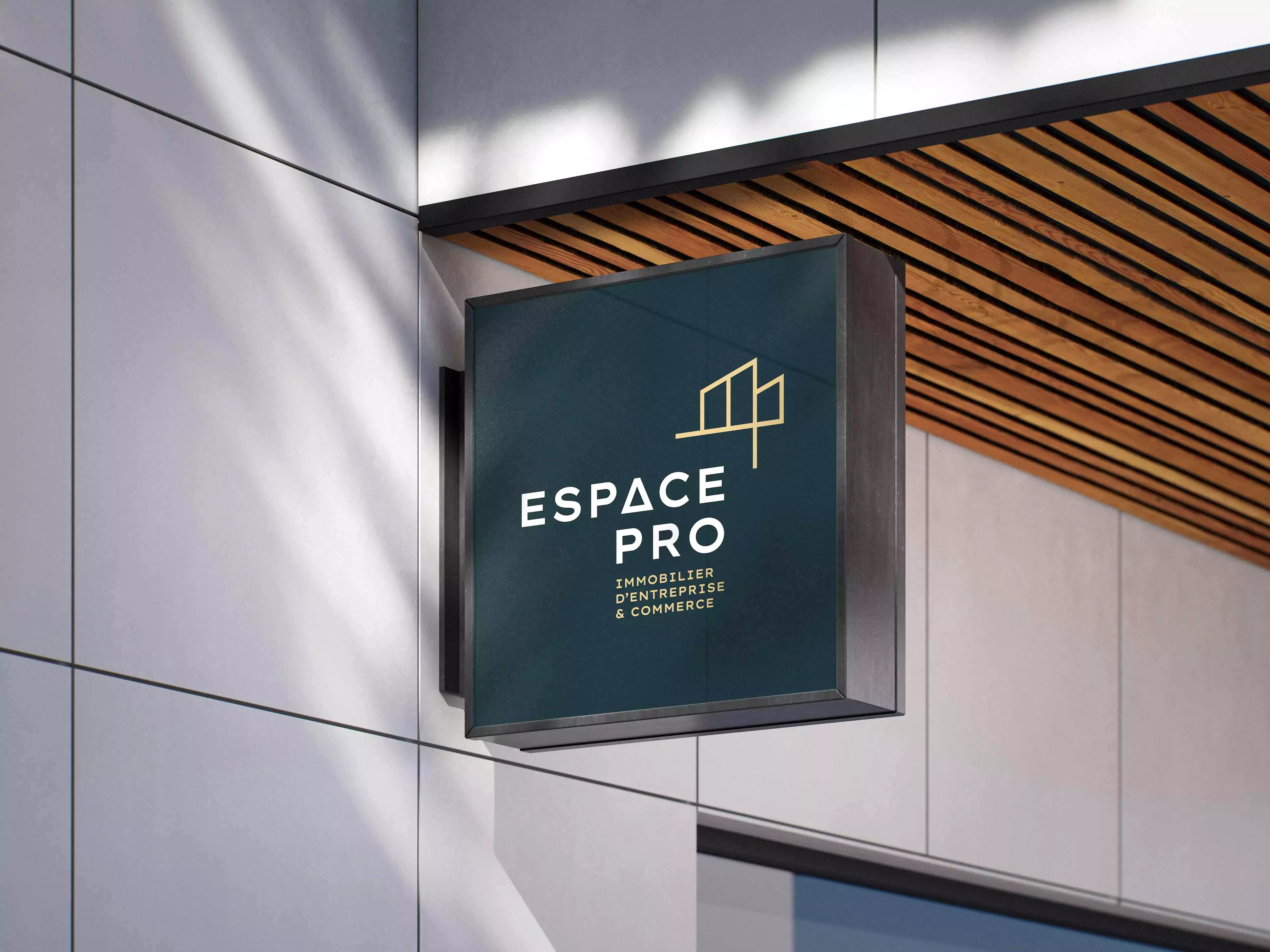 Mock-up logotype Espace Pro
