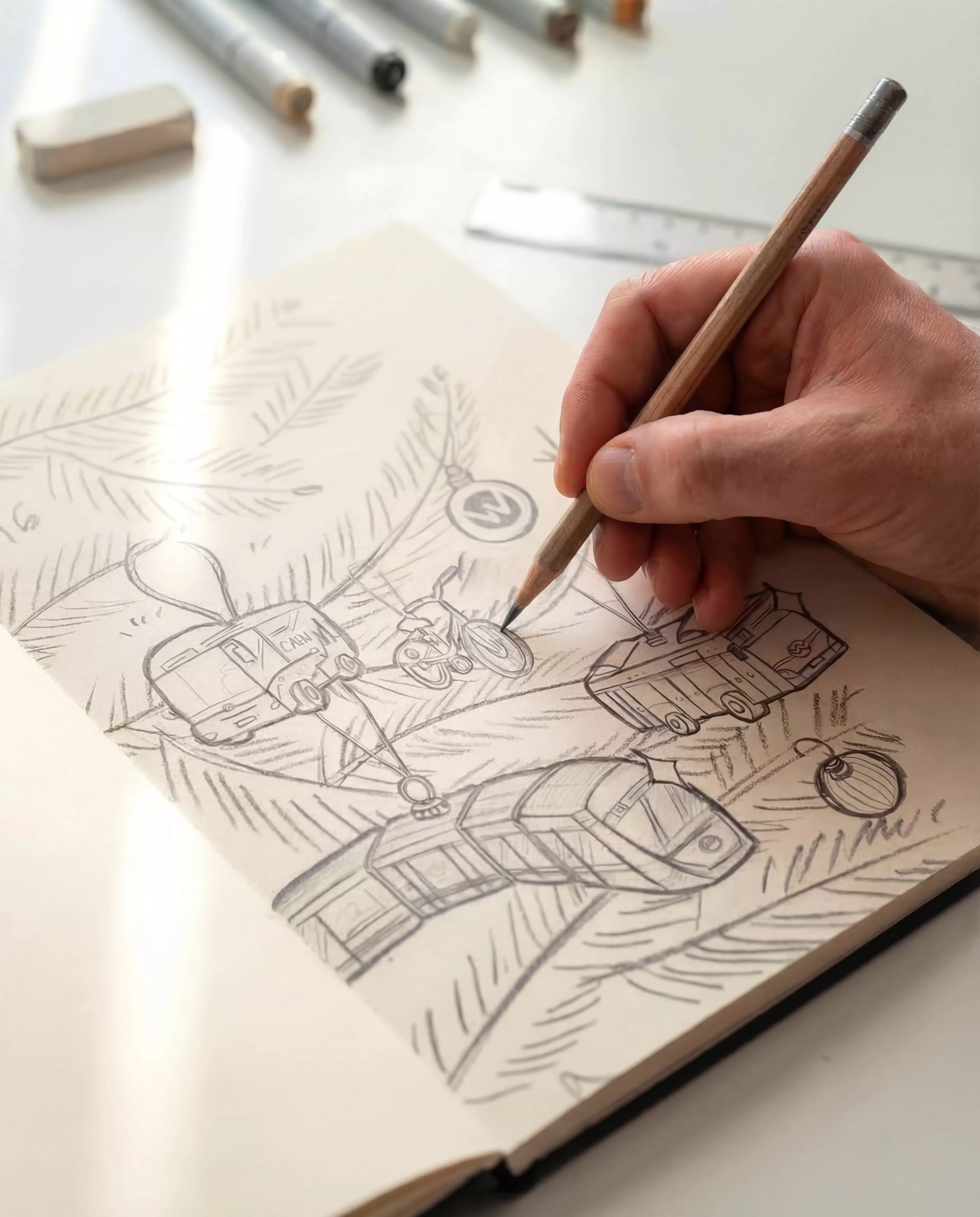 Le croquis de la campagne