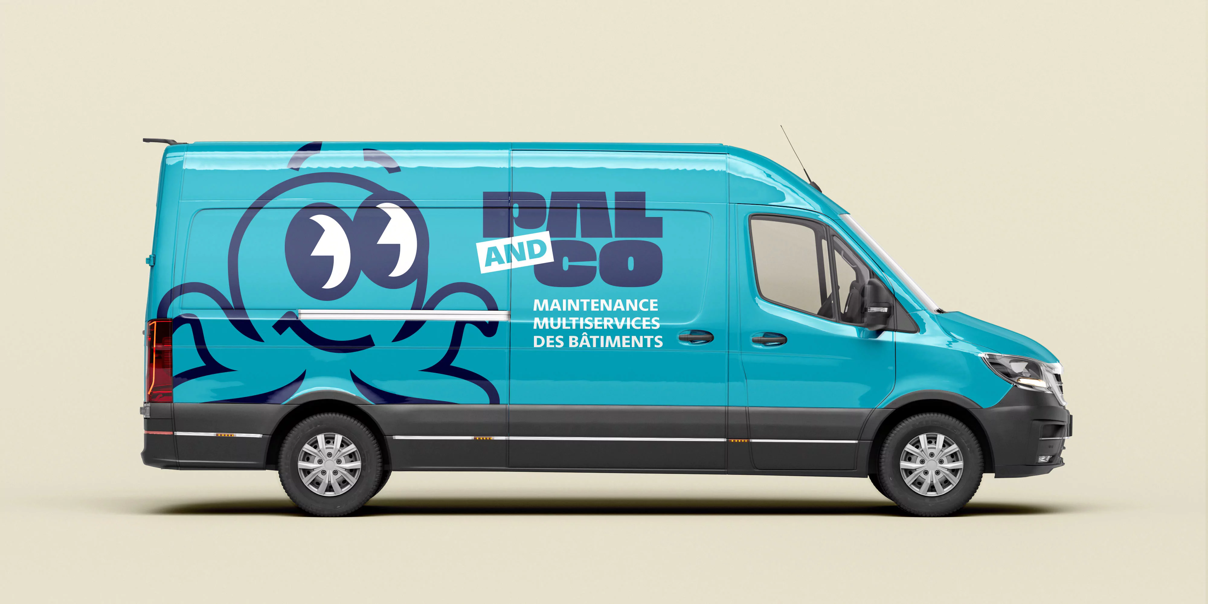 Mock-up habillage camion Pal and Co