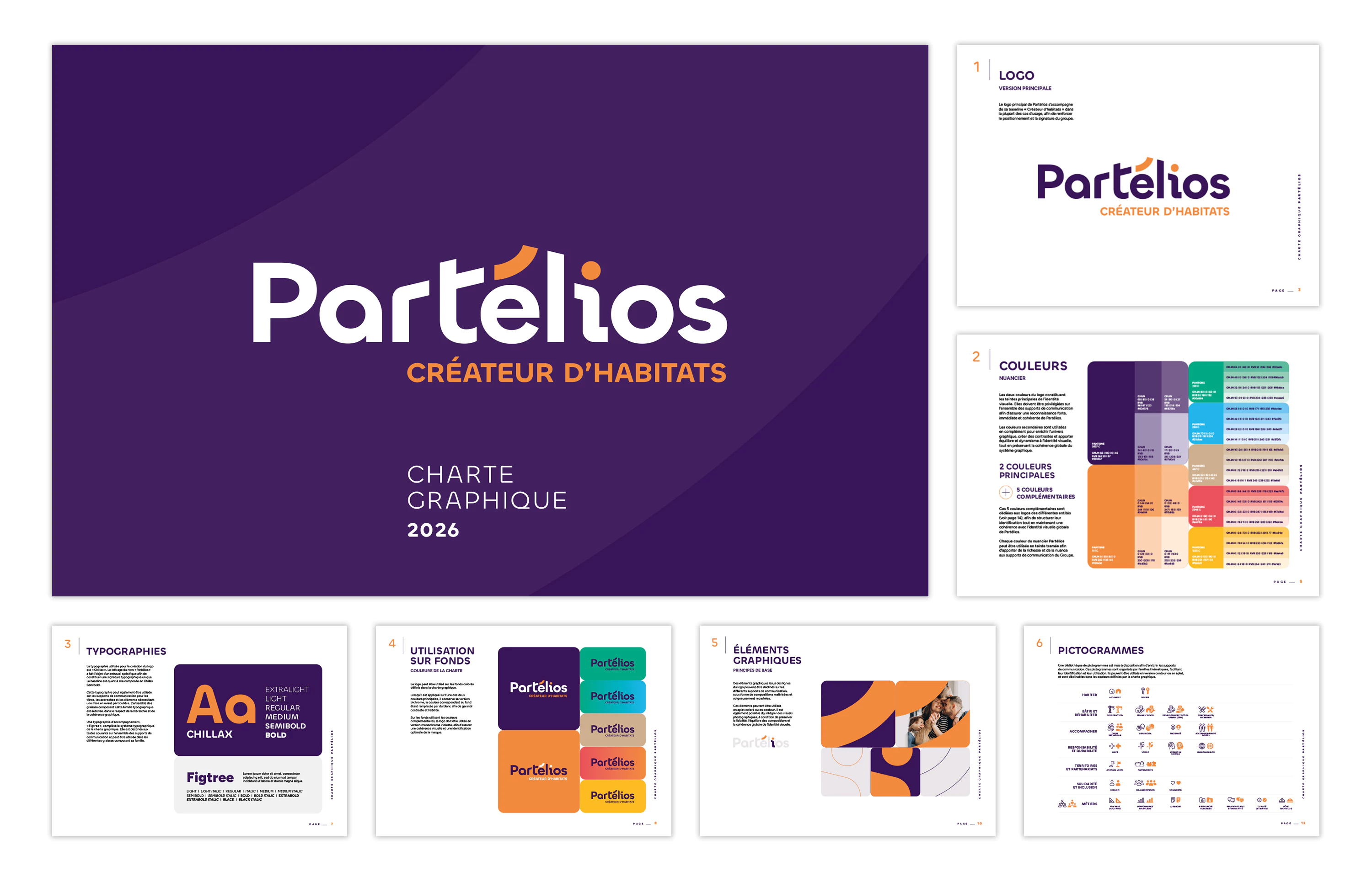 Charte graphique Partélios