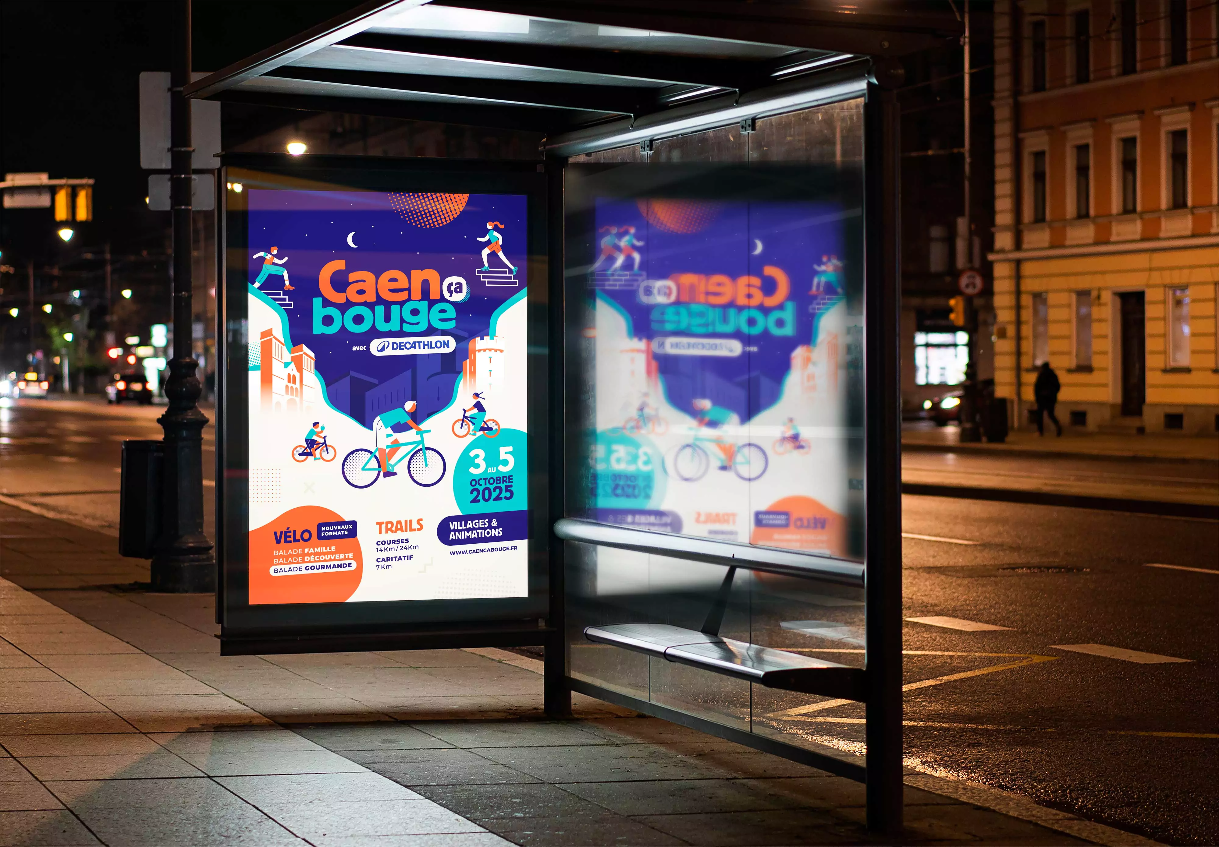 Visuel affiche Caen ça bouge 2025