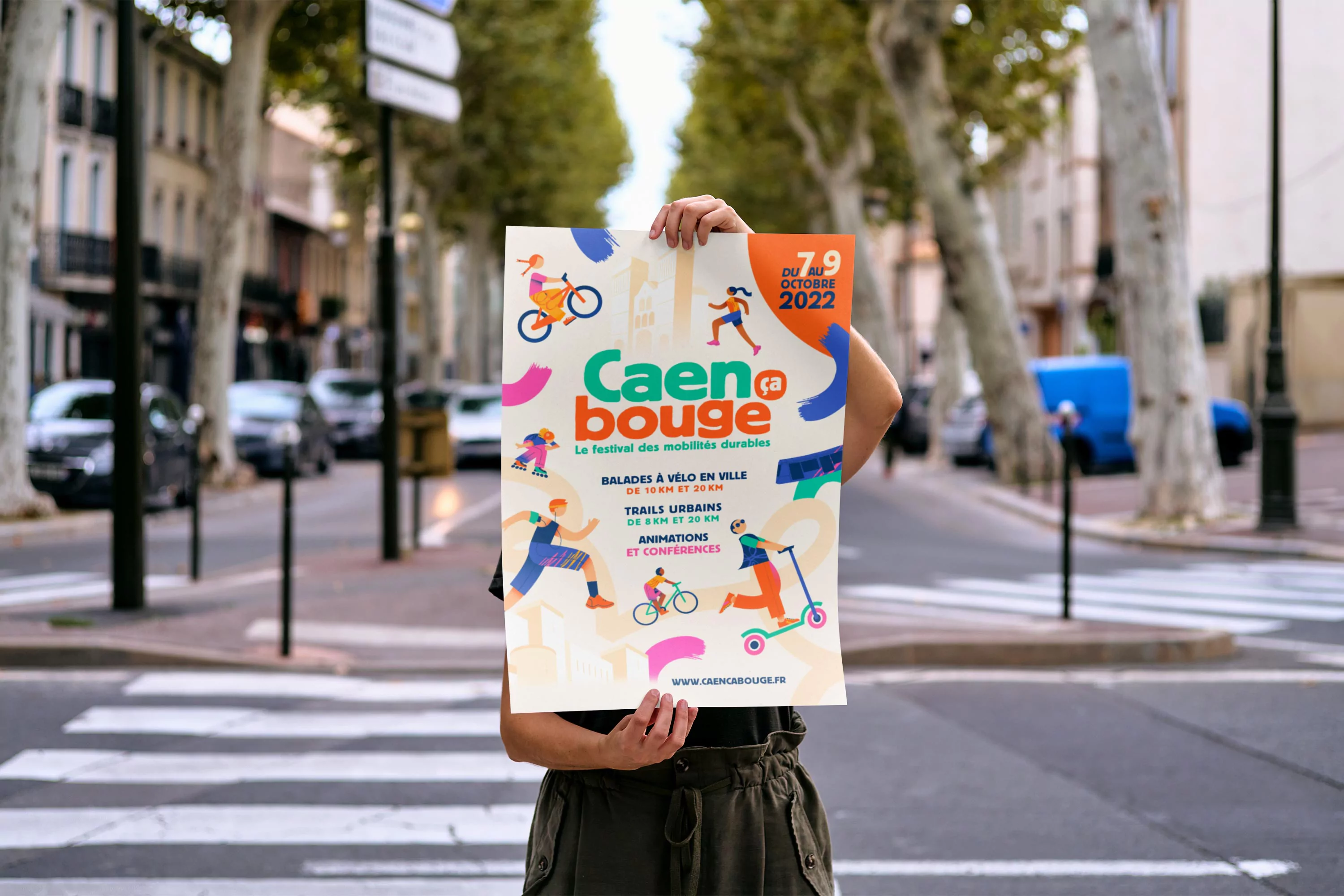 Visuel affiche Caen ça bouge 2022